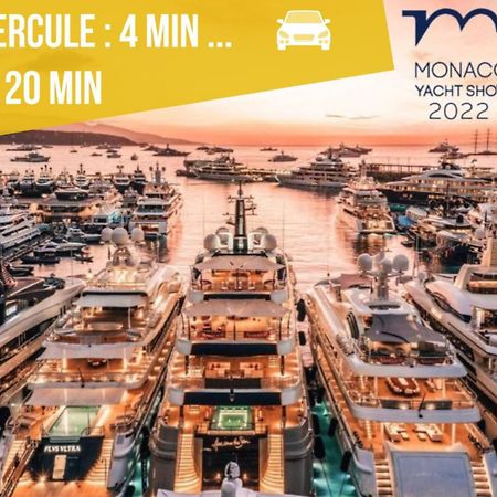 Appartements Neuf - Frontiere De Monaco - Clim - Wifi Cap-d'Ail Dış mekan fotoğraf