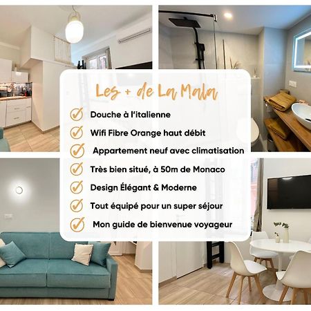 Appartements Neuf - Frontiere De Monaco - Clim - Wifi Cap-d'Ail Dış mekan fotoğraf