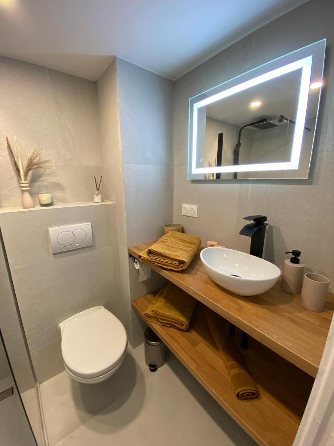 Appartements Neuf - Frontiere De Monaco - Clim - Wifi Cap-d'Ail Dış mekan fotoğraf