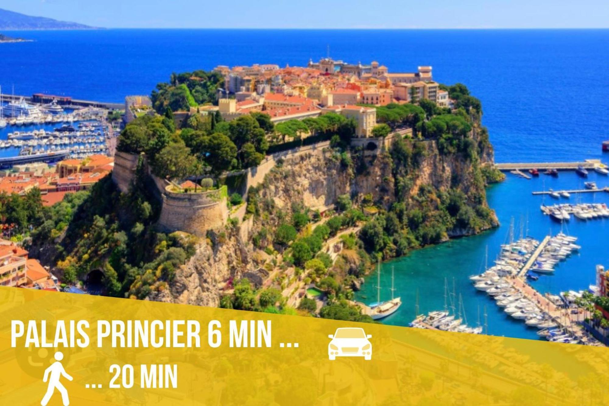 Appartements Neuf - Frontiere De Monaco - Clim - Wifi Cap-d'Ail Dış mekan fotoğraf